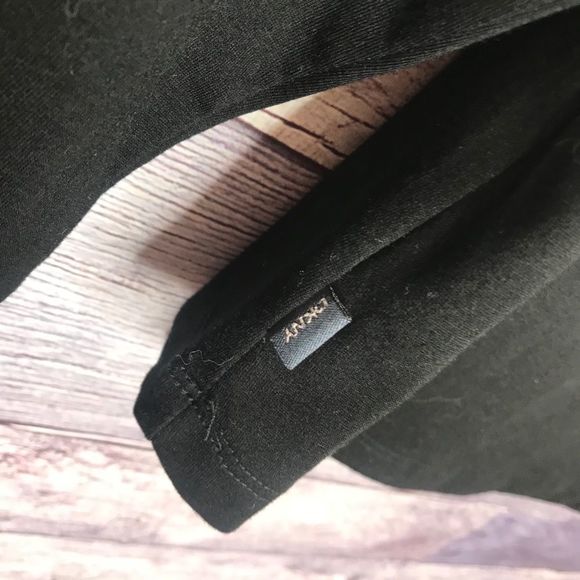 DKNY Girls Black Long Sleeve w/ Sheer arm Cutouts - Picture 5 of 6